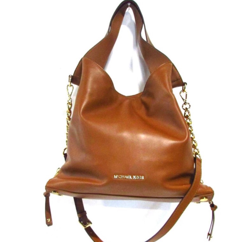 Michael Kors Devon Tote Large Cognac Leather